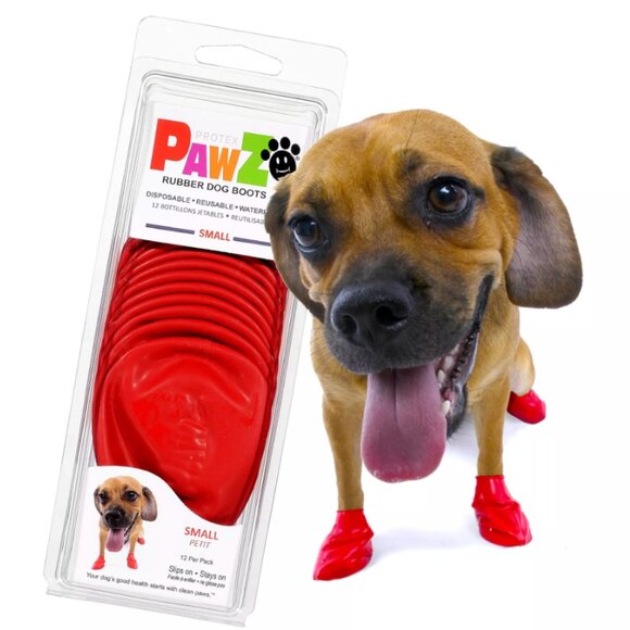 PawZ® Rubber Dog Boots (Size Small) - Picture 1 of 1